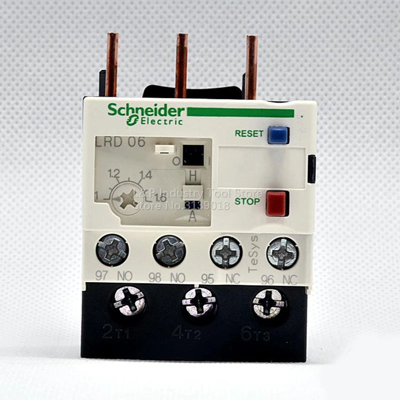 100% Новый оригинальный контактор Schneider LRD06C LR-D06C 1-1.6A тепловое реле перегрузки для