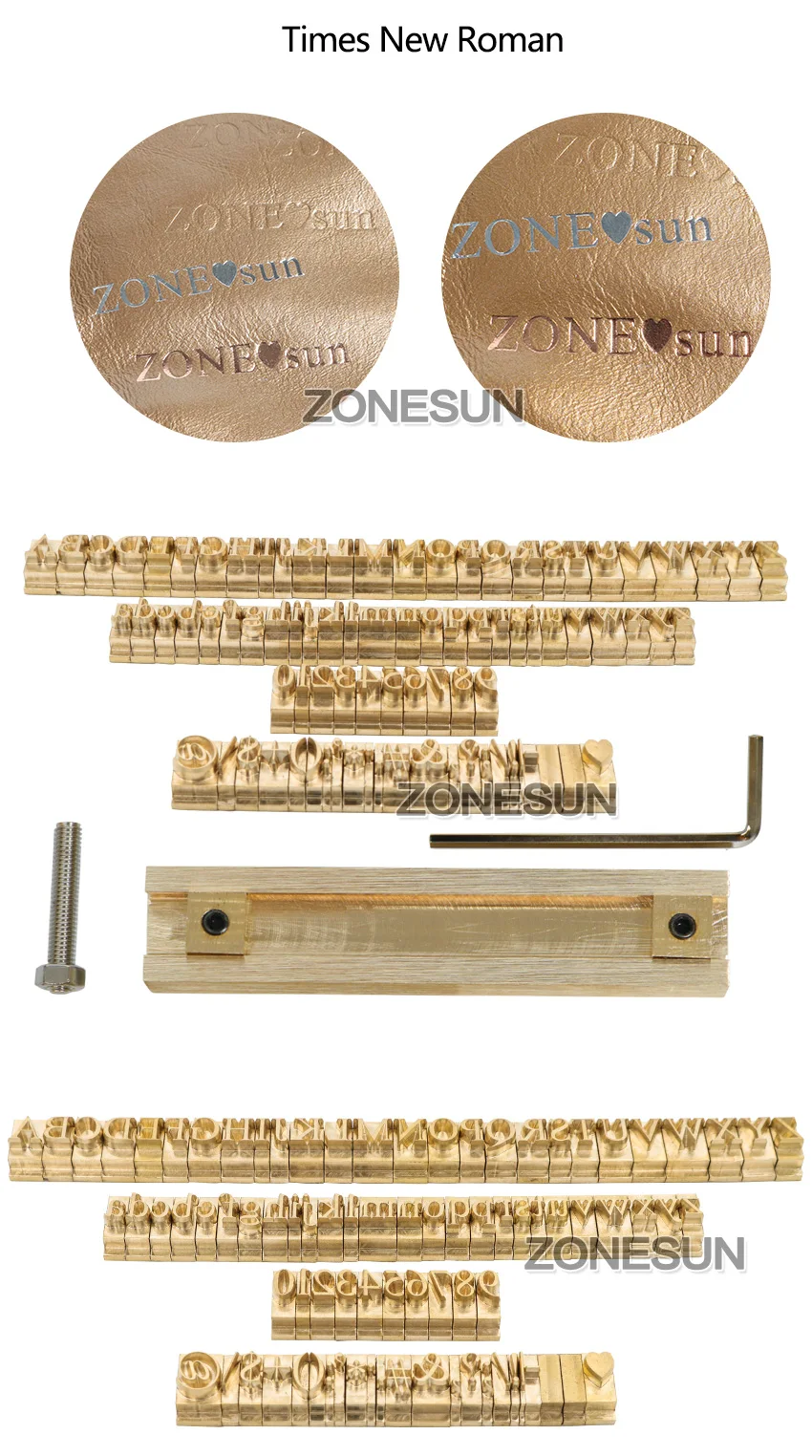 ZONESUN пользовательские латунный штамп DIY металлический алфавит, буквы, цифры, символ, кожа штампы для штамповки тяга инструмент бренд железная форма