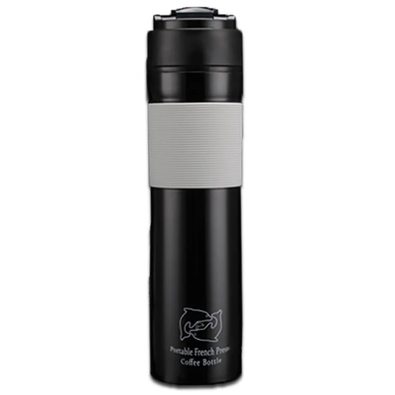 

300ml Portable French Press Coffee Maker Travel Mug Cafetiere Drink Water Cup Coffee Bottle