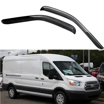

Visor for Ford Transit window deflectors raincoat sun visor Sun rain smoke window wind 2000-2014 and 2014- 2019