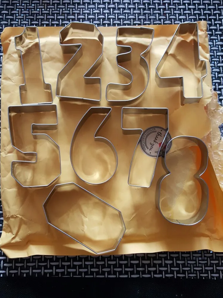 Numbers Cookie Cutter Set (9 Pieces)