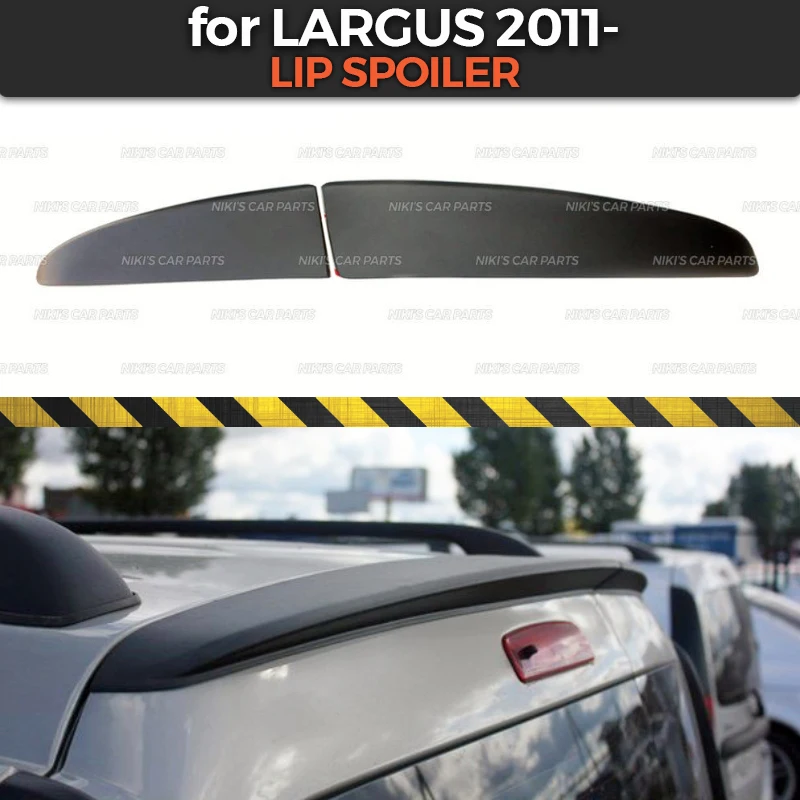 

Lip spoiler for Lada Largus 2012- ABS plastic sport style car styling car accessories decoration aero dynamic racing tuning