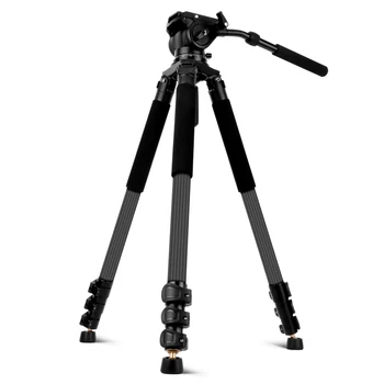 

2018 new carbon fiber tripod 191cm 75.2inch tripod kit &18 load capacity tripod stand with 3-way fluid pan head for DSLR