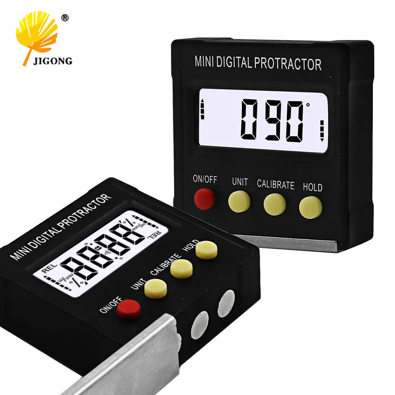 ❤ Mini Digital Protractor Inclinometer Electronic Level Box Magnetic Meter 