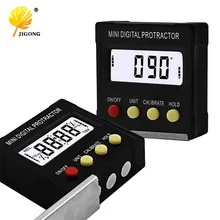 Mini goniometro digitale a 360 gradi inclinometro scatola di livello elettronica strumenti di misurazione a Base magnetica