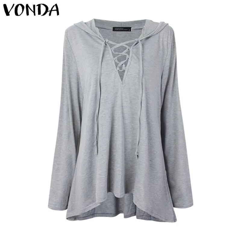 VONDA 2018 Women Pregnant Blouses Shirts Casual Loose Sexy V Neck Solid Shirts Plus Size Maternity Clothings Pregnancy Pullovers VONDA 2018 Women Pregnant Blouses Shirts Casual Loose Sexy V Neck Solid Shirts Plus Size Maternity Clothings Pregnancy Pullovers