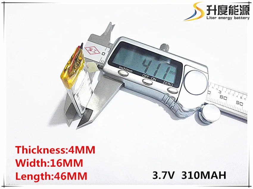 10pcs [SD] 3.7V 310mAH [401646] Polymer lithium ion / Li-ion battery for TOY POWER BANK GPS mp3 mp4 cell phone speaker | Электроника