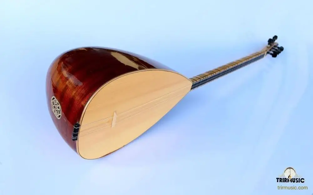 Турецкая профессиональная длинная шея из красного дерева Baglama Saz для продажи HSSL-101