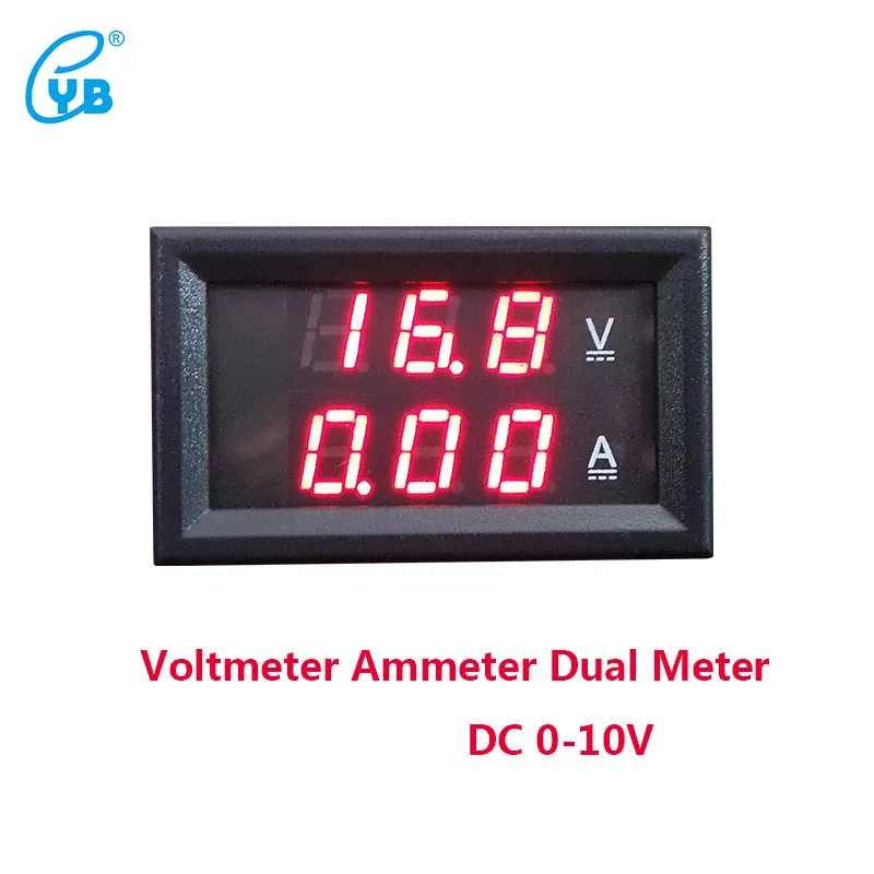 Амперметр YB27VA DC0 10V/100A вольтметр амперметр ампер светодиодный цифровой
