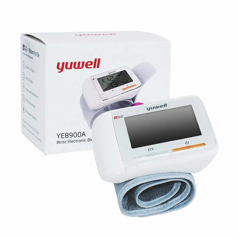 YUWELL Wrist Blood Pressure Monitor Heart Rate Monitor Portable ECG Monitor Digital LCD Blood