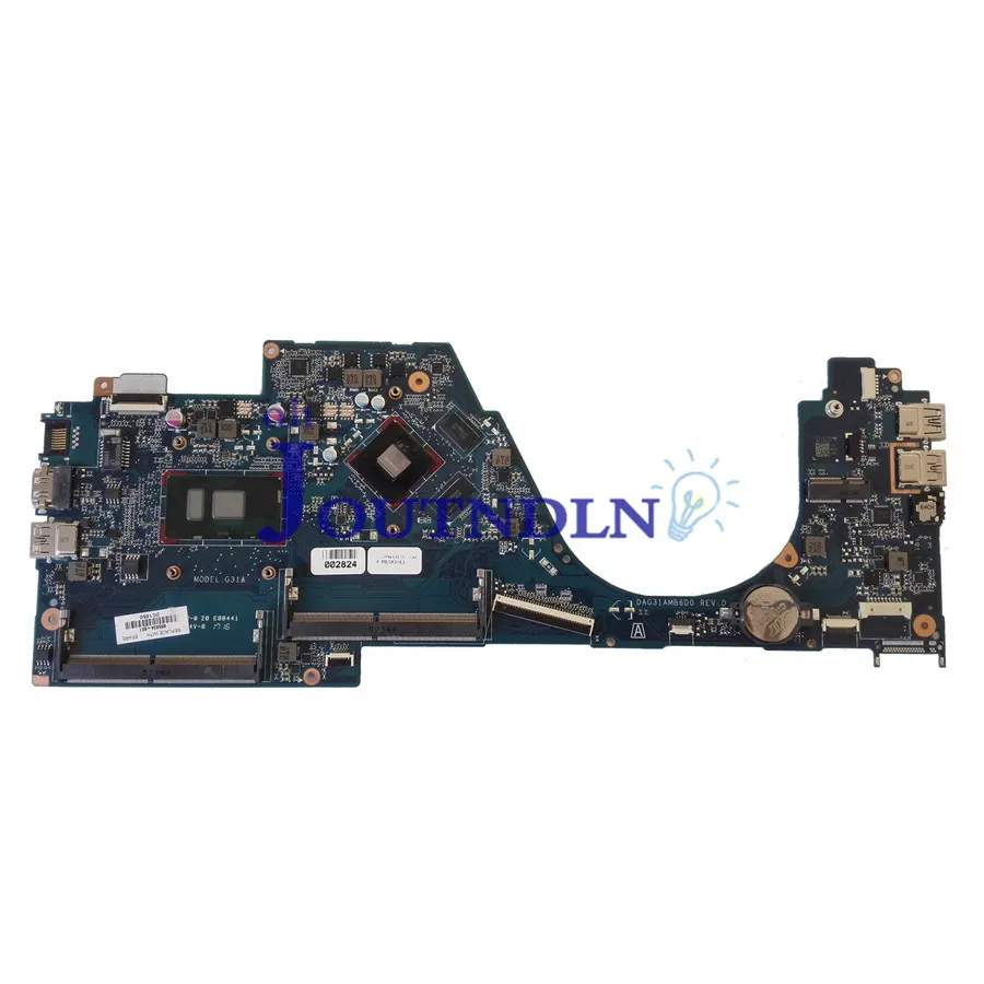 JOUTNDLN FOR HP 14-AL laptop motherboard 855834-601 855834-501 855834-001 DAG31AMB6D0 w/ I5-6200U CPU DDR4 N16S-GTR-S-A2 | Компьютеры и