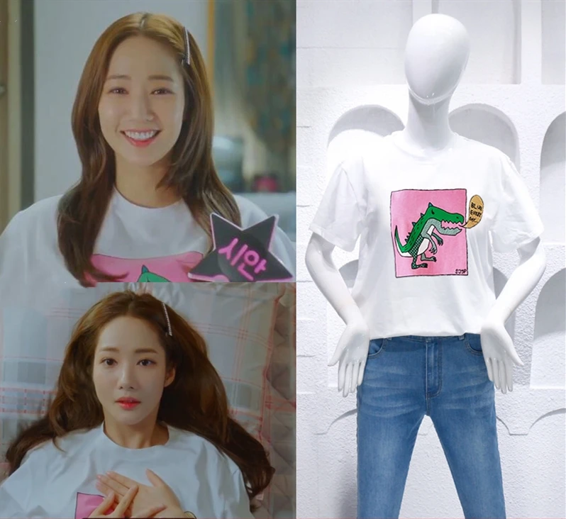 

XXXL Big size Parenting Tshirt Maternit Park Min Young Korean dramas "Her private life" Shorts Family look Summer Tees Ryan Gold