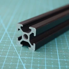 415 мм черный Al профили для HyperCube Evolution 3D печатные части черный цвет, 2 шт./лот