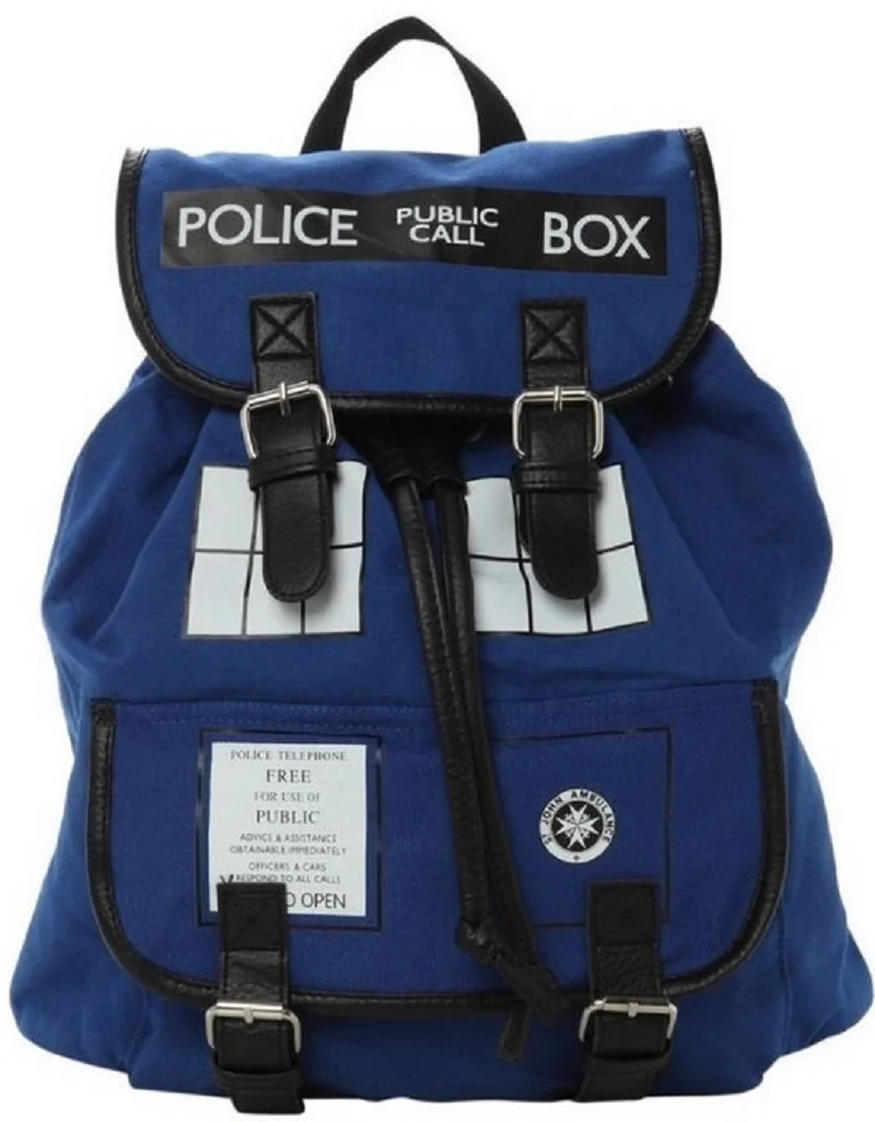 feminina meninas daypack polícia saco de caixa senhoras tiras duplas mochila