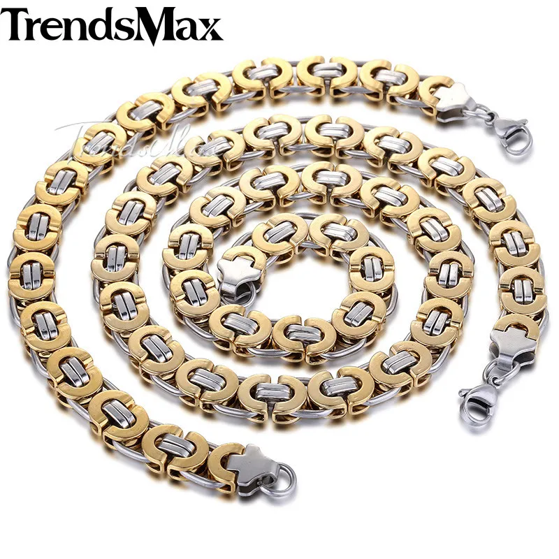 Ювелирный Комплект из колье и браслета 11 мм|bracelet medical|bracelet crownbracelet chinese |