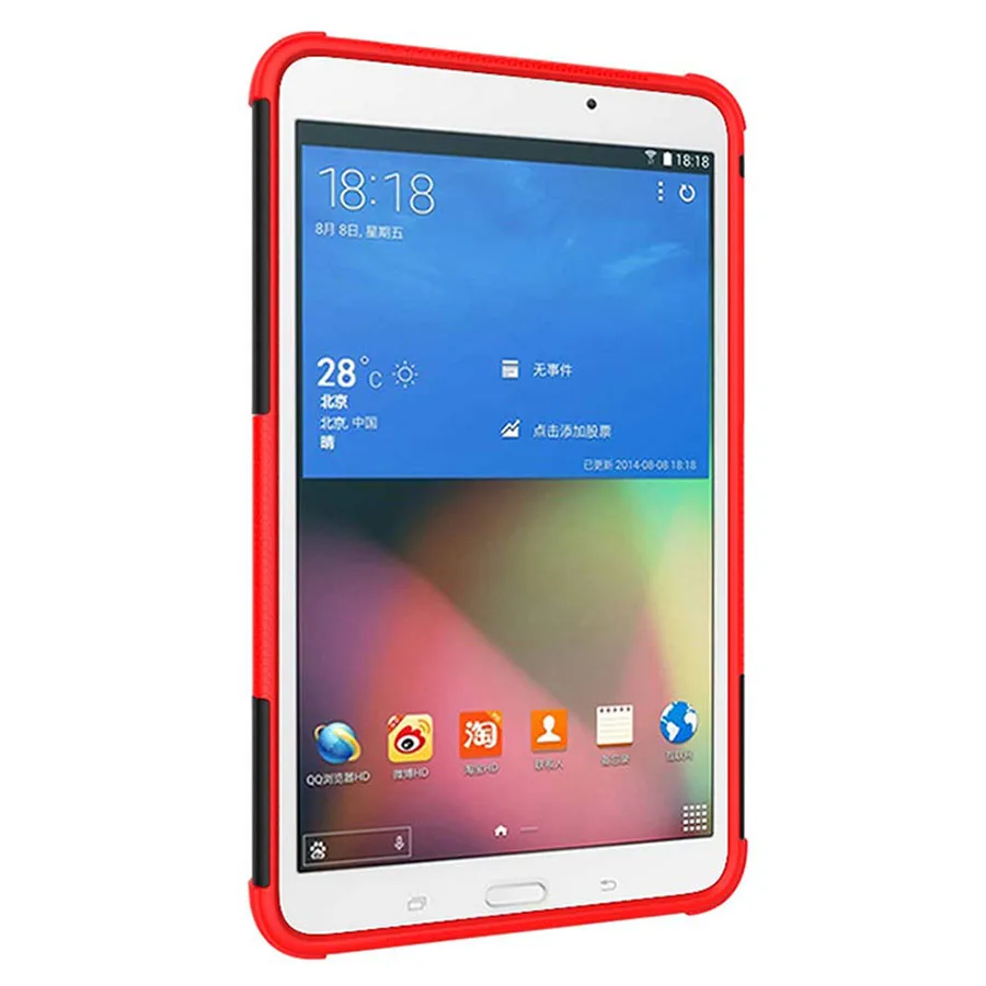 Shockproof Case For Samsung Galaxy Tab 4 7.0 inch SM-T230 T231 Removable Armor Hard Cover Kickstand Stand Tablet Case +Pen+Film (3)