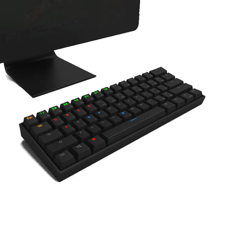 

Mini Wireless Mechanical Keyboard Gaming Keyboard LED Backlit Keycaps Blue/Red/Brown Switch Keyboard For PC Computer Game Laptop