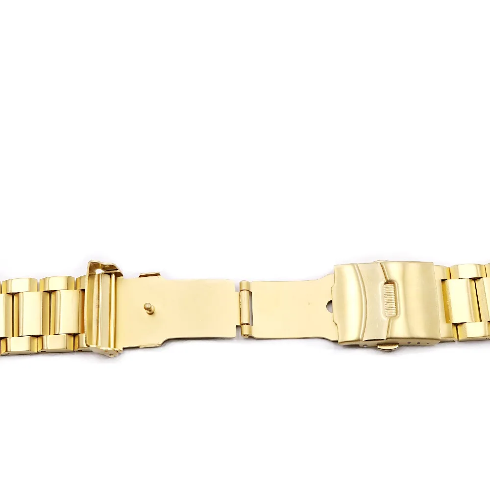 CARLYWET 18 20 22 24mm Silver Gold Black Rose Gold Watch Band For Tag CARRERA Omega Montblanc Panerai Daytona Submariner Tissot