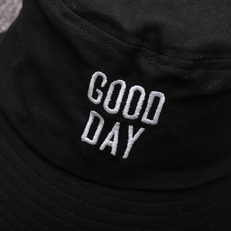 Шляпы с надписью «Good Day», летние мужские и женские шапки с вышивкой, забавные рыбацкие шляпы, пляжные уличные шапки для охоты, рыбалки, YY160