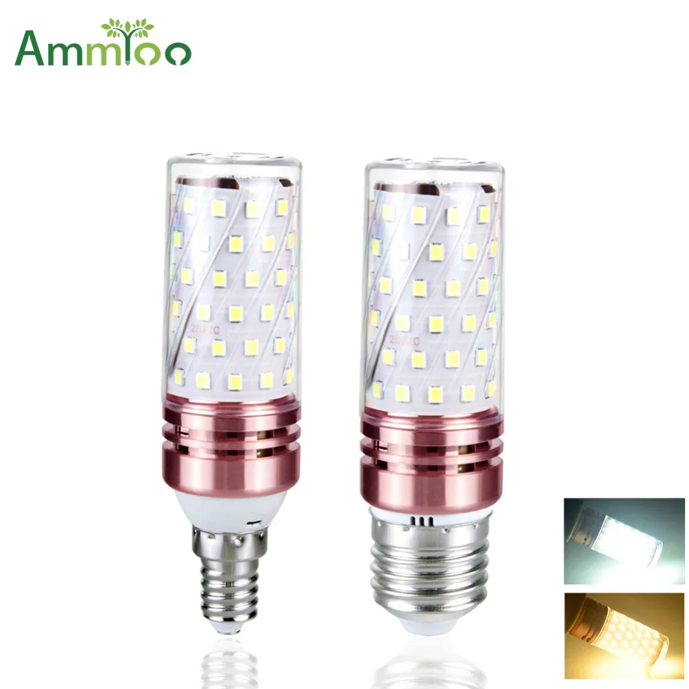 

E27 LED Lamp E14 LED Bulb 12W 16W SMD2835 220V Corn Bulb Chandelier Candle lampada LED Light White/warm white For Home Decor