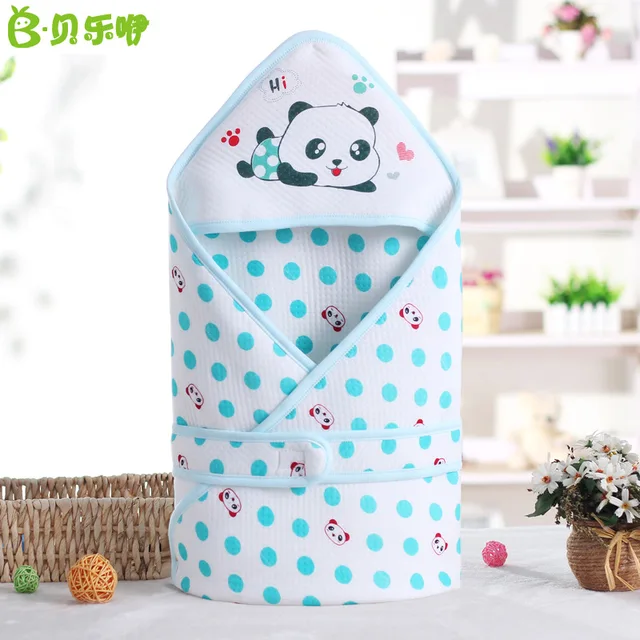 Autumn Winter new 100 cotton baby blanket receiving newborn baby