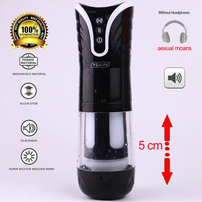 Yeain Реалистичная киска Мужской fleshlight фаллоимитатор Искусственный