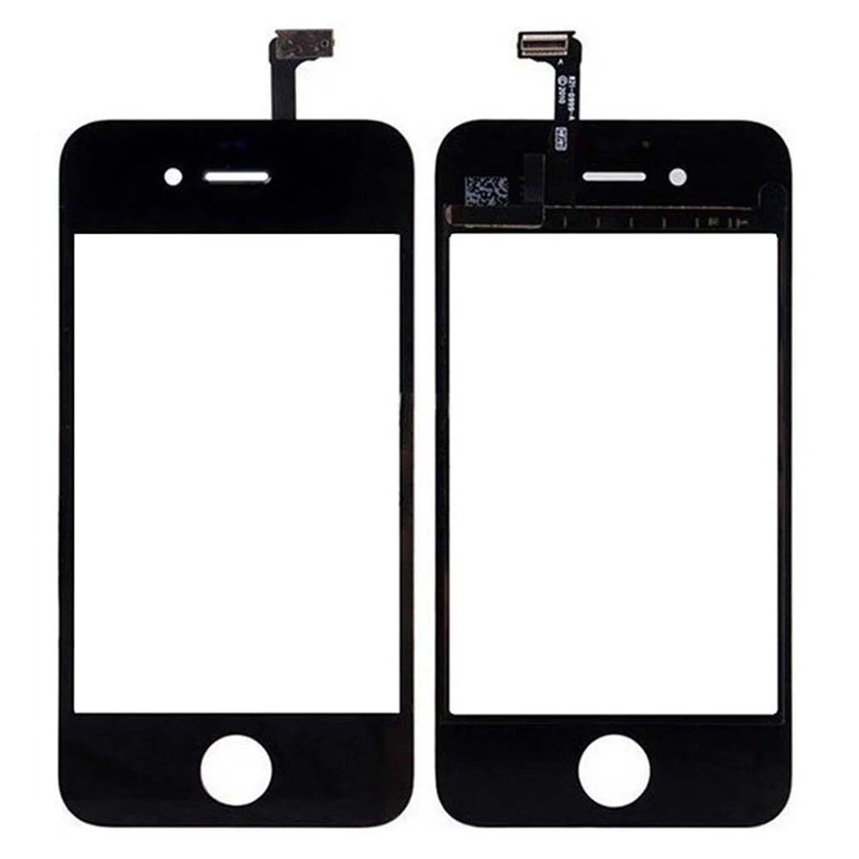 

Touch Screen Replacement Front Outer Glass Lens+Touch Screen Digitizer For iPhone 4 4S Glass Panel With Sensor Replacement