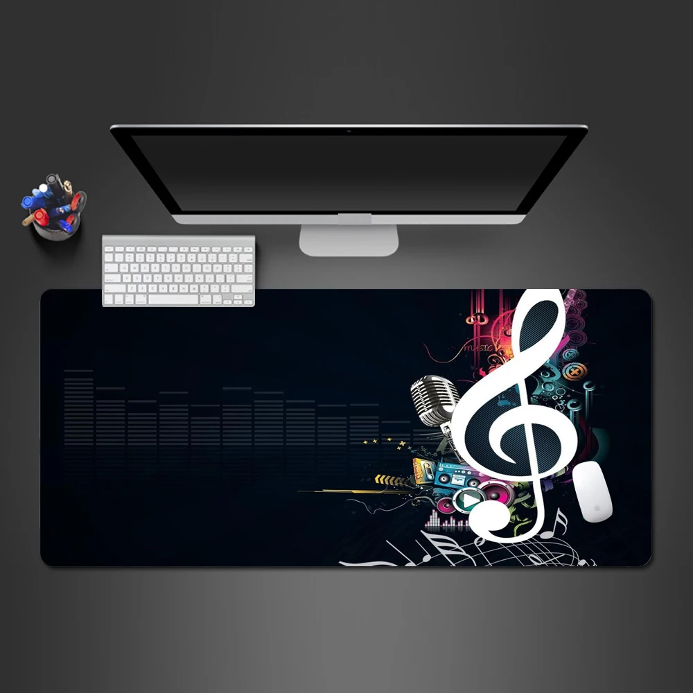 

Beautiful Music Mouse Pad Rubber PC Game Players Personality Novel Laptop Keyboard Large Table Pad Gamer Christmas Gifts