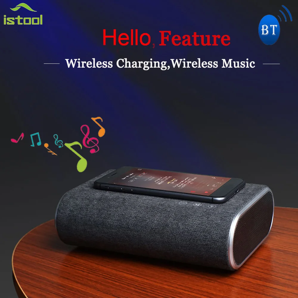F176 Беспроводной Зарядное устройство для samsung стерео Bluetooth Динамик Мощность банк