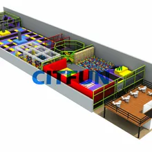 Цена по прейскуранту завода батут парк оборудование для продажи CIT18-TP203B