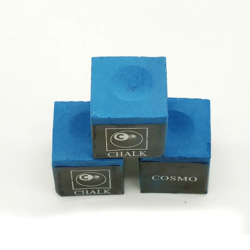 2pcs/lot Billiard Chalks Snooker Cue Stick Accessories Blue Color Pool