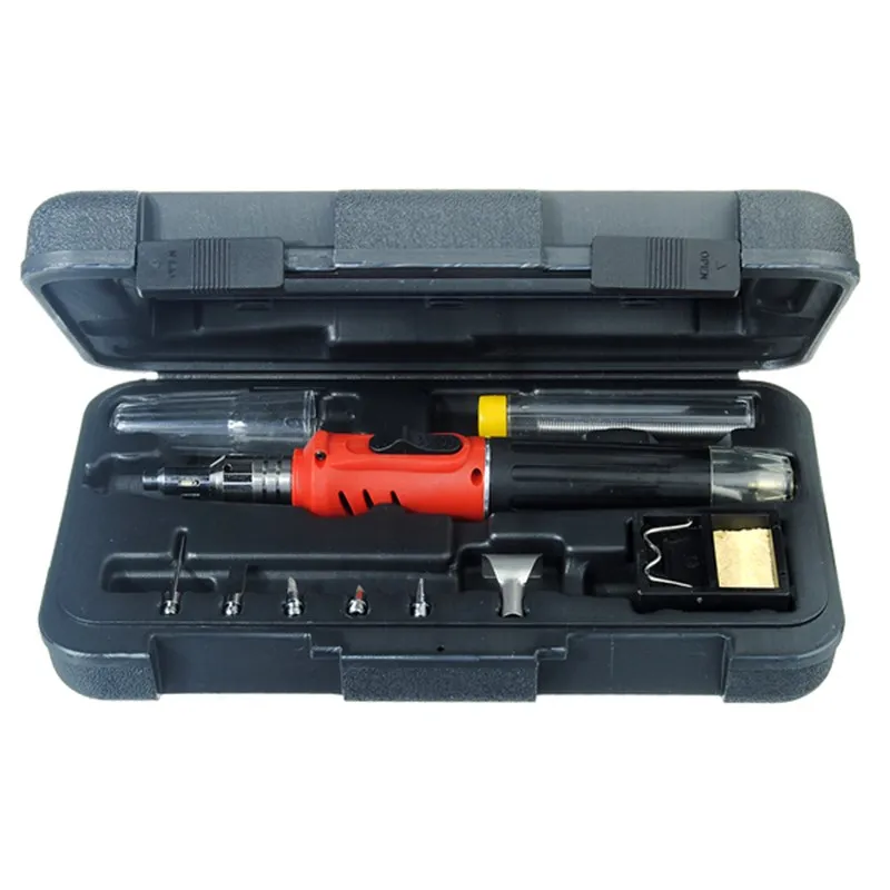 

HS-1115K 10 in 1 Soldering Iron Cordless Welding Torch Tool Kit New
