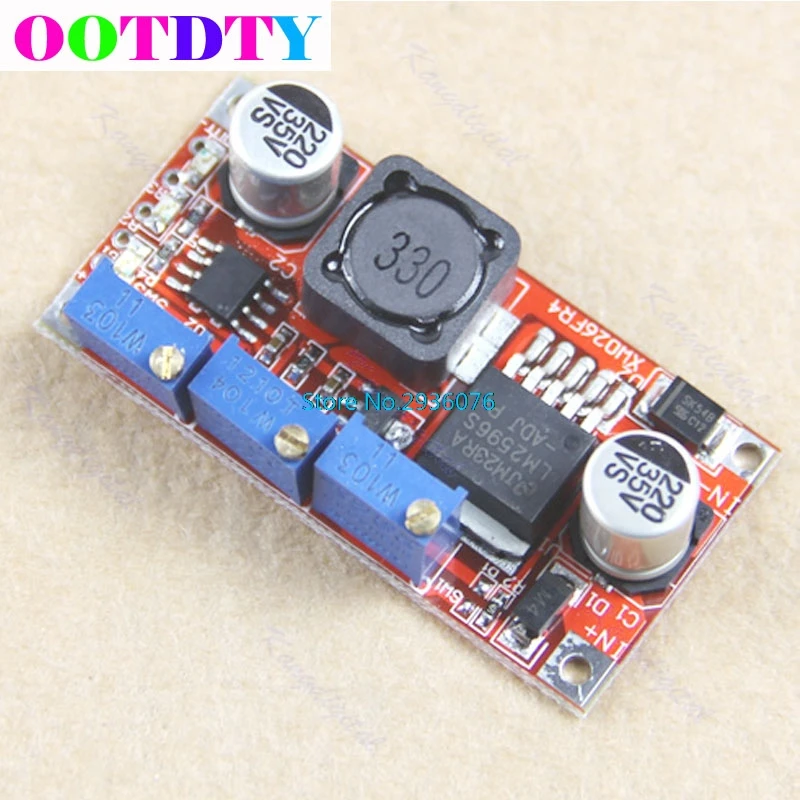 

CC/CV Power Supply Module 1PC LM2596 LED Driver DC-DC Step-down Adjustable APR29_10