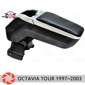 

Armrest for Skoda Octavia Tour 1997~2003 car arm rest central console leather storage box ashtray accessories car styling m2