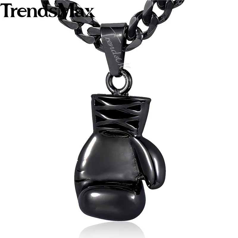 Buy Trendsmax Mens Boxing Pendant Neckalce Gold color