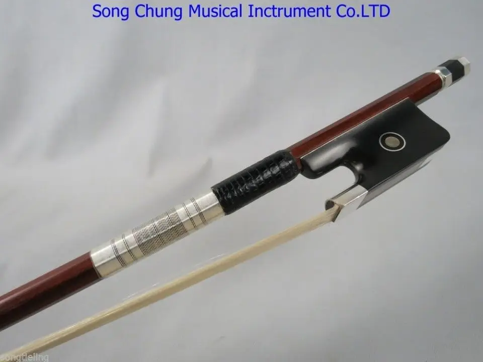 

1pcs Professional advanced Pernambuco cello bow 4/4,silver parts