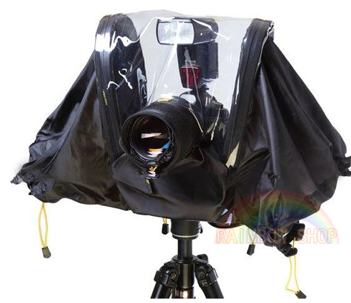 Профессиональный большой размер RC-705 Водонепроницаемый непромокаемый пылезащитный дождевик протектор для камеры Nikon Canon DSLR и Flash