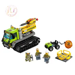 BELA 10639 город серии вулкан гусеничный геологоразведочные строительные блоки Совместимые 60122 подарки игрушки для детей 342 шт