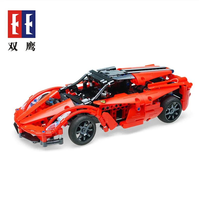 

Remote control SPEED Supercar TECHNIC Red ferrarii Electric Race Car Model Building Blocks Bricks Compatible Legos Gift Toys