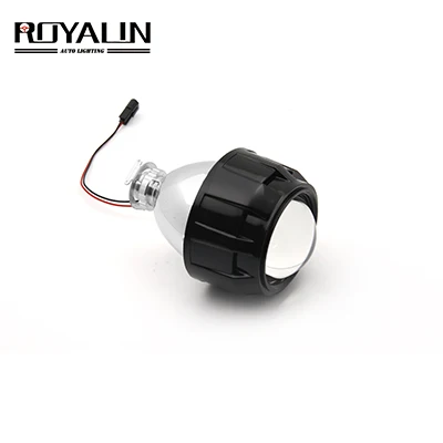 ROYALIN 2,5 дюймов мини би ксенон HID проектор фары линзы модифицированный Fit H4 H7 Автомобильная фара W/ging пистолет кожухи - Цвет: For one piece
