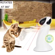 Электрическая игрушка-кошка лазерный луч 360 градусов вращающийся, автоматический умный робот игрушки для кошек