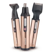 3 в 1 Мода Перезаряжаемые Электрический бритья волос в носу триммер безопасный Уход за лицом бритья Триммер для носа тример для человека и женщина
