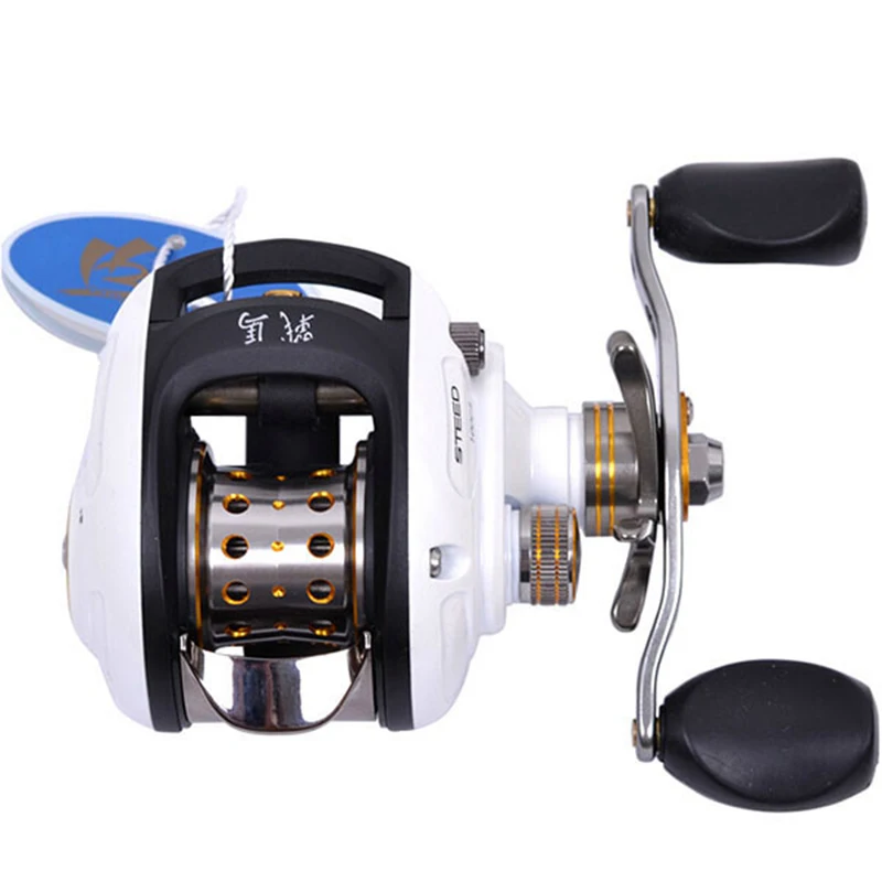 Haibo STEED baitcasing Катушка 8 + 1 BB Рыболовная катушка левая/правая рука белая
