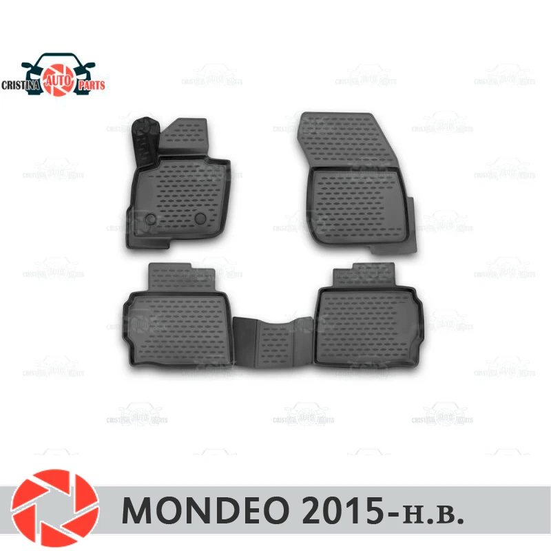 Floor mats for Ford Mondeo 2015- rugs non slip polyurethane dirt protection interior car styling accessories цена Floor mats for Ford Mondeo 2015- rugs non slip polyurethane dirt protection interior car styling accessories цены онлайн