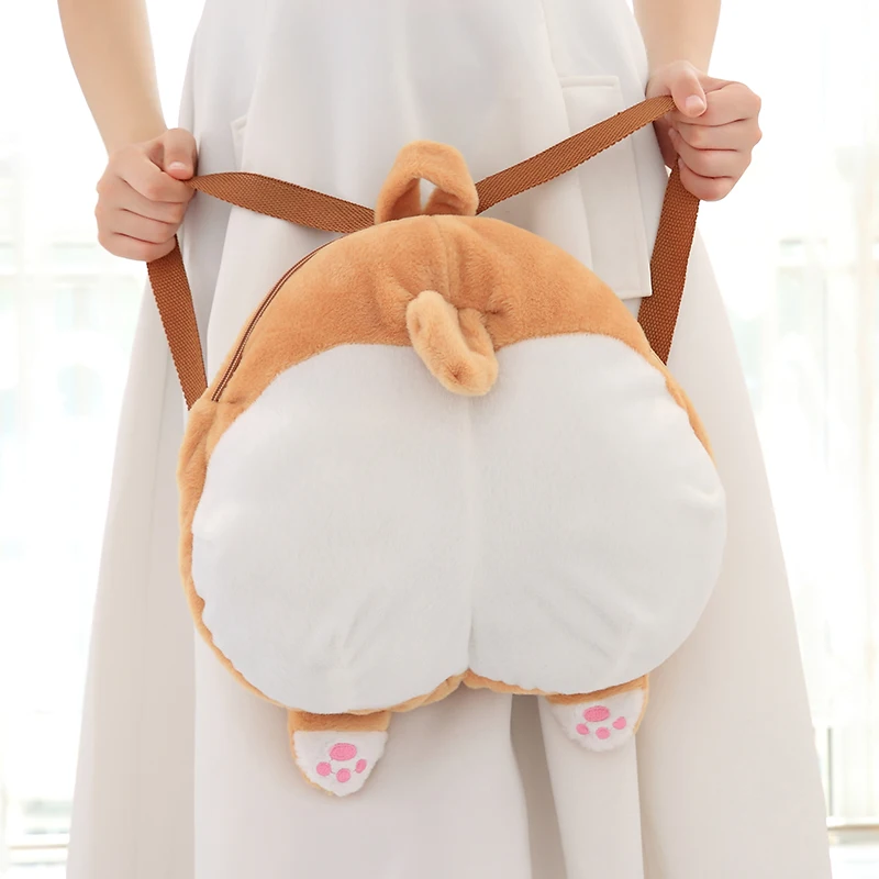 1 шт. 38 см* 36 см милые корги попки плюшевые рюкзаки детские школьные сумки подарок на день рождения для девочек Дети