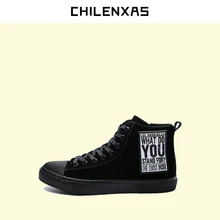 CHILENXAS Leather Men Casual Shoes Spring Autumn Lace-up Style Trend Breathable Comfortable Solid New Fashion Ankle Boots Light