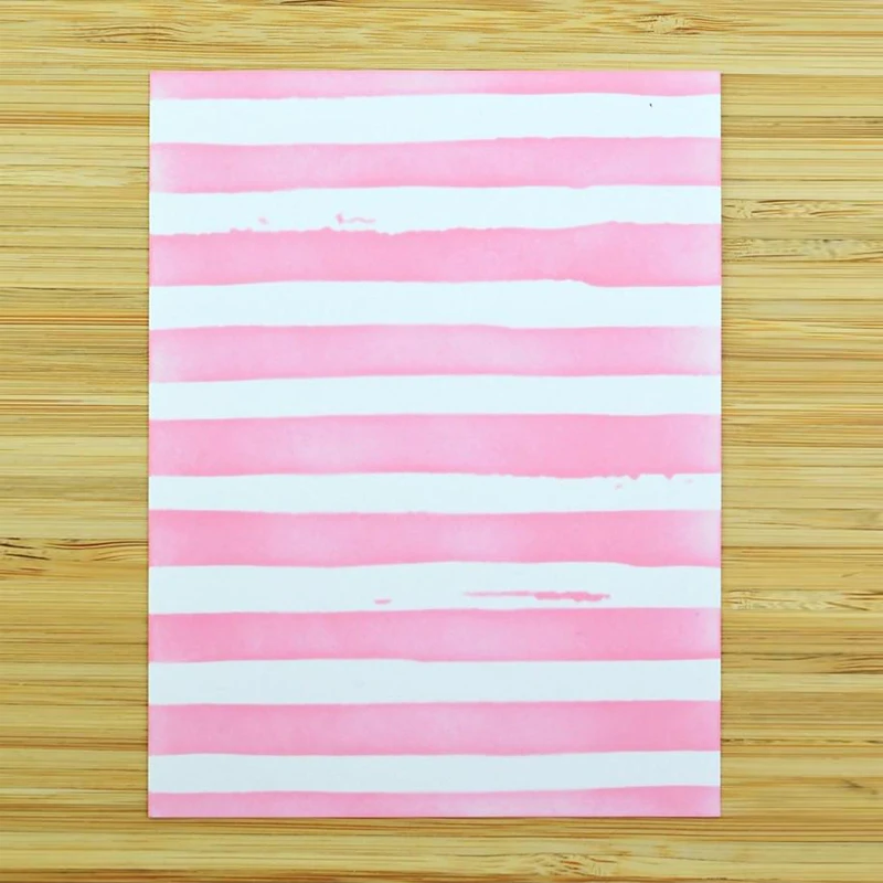

Irregular Watercolor Stripes Plastic Stencils for DIY Scrapbooking Decorative Crafts Embossing Cards Painting Sheet New 2018