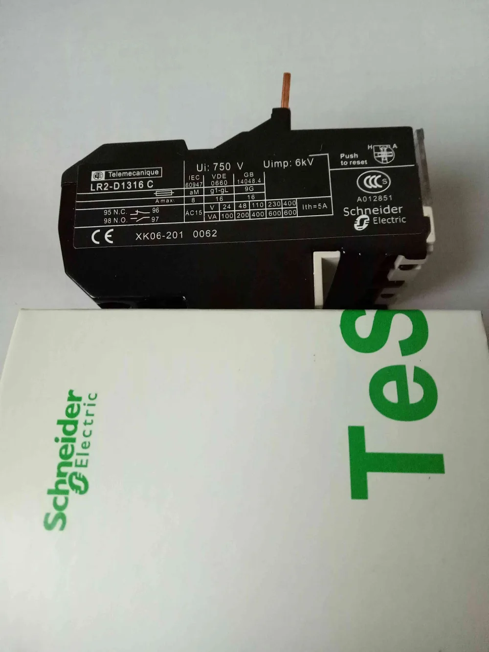 Schneider реле тепловой перегрузки LR2 D1308C 2 5 4A LR2D1308C|Аксессуары для