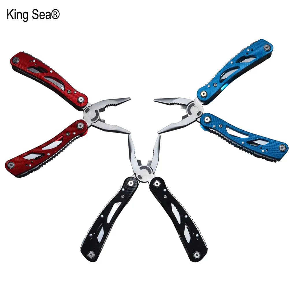 

King Sea Multifunctional Folding Knife Plier Pocket EDC Tools Fishing Pliers Outdoor Survival Combination Multitools 3 colours