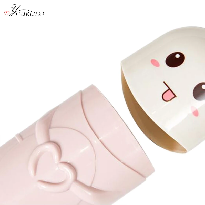 OYOURLIFE Cute Cartoon Toothbrush Storage Box Portable Outdoor Travel Tooth Brush Protect Case Bathroom Toothbrush Organizer